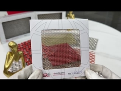 Медь нержавеющая тканевая проволока сетка Ламинированное стекло антикислота 0,6 мм