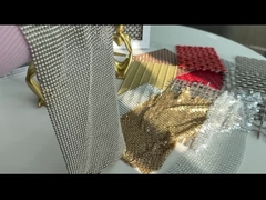 Ткань ODM Luxury Metal Gold Silver Sequin Ткань Алюминиевый сплав