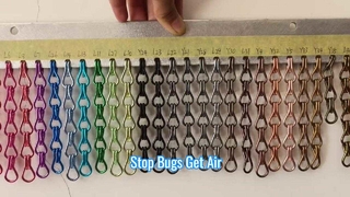 Алюминиевая цепная сетка от насекомых