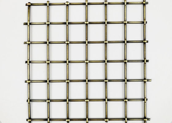 перила лестниц ячеистой сети металла Rustproofing грилей 5.5mm декоративные латунные