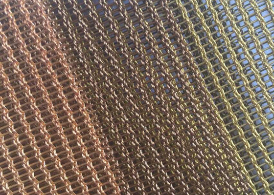 ячеистая сеть 1.5mm прокатала стеклянную декоративную латунь цвета золота
