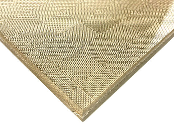 Стекло металла искусства латунное сплетенное прокатало ячеистую сеть 0.5mm