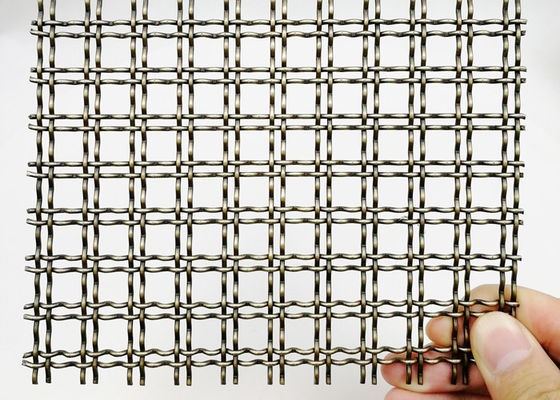 Толщина декоративной сетки античная латунная 5mm шкафа архитектурноакустической стальной
