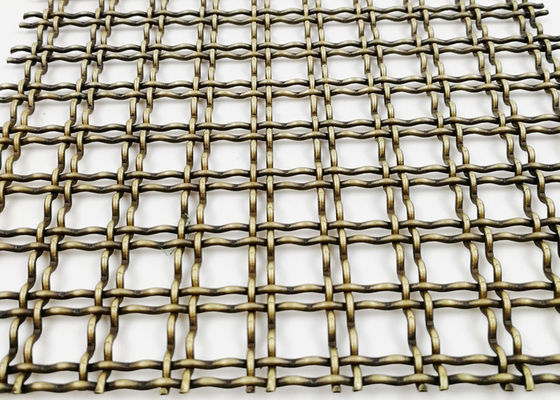 Толщина декоративной сетки античная латунная 5mm шкафа архитектурноакустической стальной