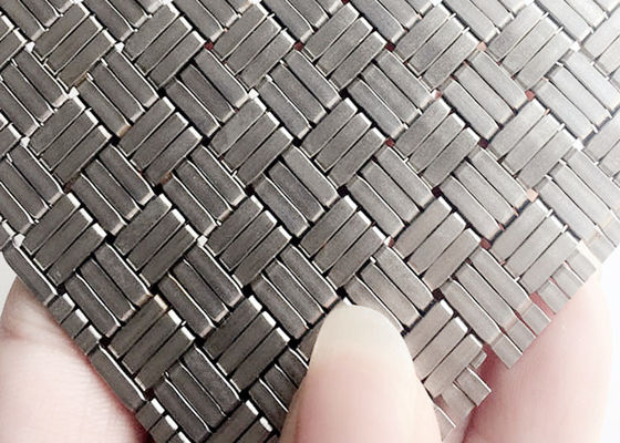 Панели сетки 304SS 1.8mm декоративные сплетенные стальные для кабины лифта