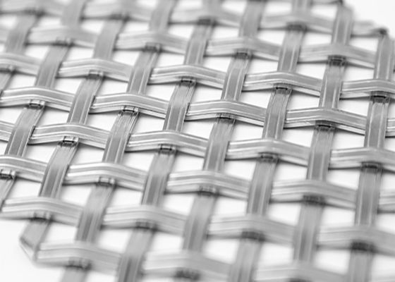 размер сетки 1.2mm-5.0mm ширины 0.5m-2.0m архитектурноакустический раскрывая