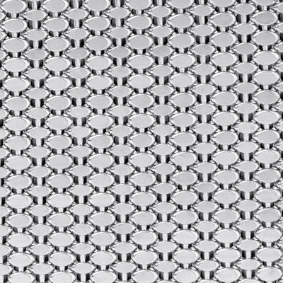 ткань ячеистой сети оцинкованной стали 0.5m-2.0m декоративная сплетенная для фильтрации