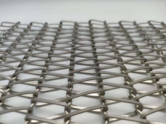 Нержавеющая сталь 304 спиральная проволока тканевая сетка для внутренних помещений