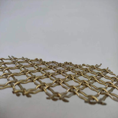 400 Mesh Pvd Золотая декоративная металлическая сетка для коммерческих применений