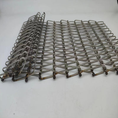 0.5mm-2.0mm Диаметр проволоки Спиральная проволочная сетка с сертификатом SGS / Ширина 0.5m-2.0m