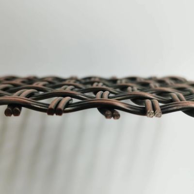 Архитектурная Античная латунь Плетённая проволочная сетка В обратном направлении Нидерландская ткань 52% Открытая площадь Для потолка