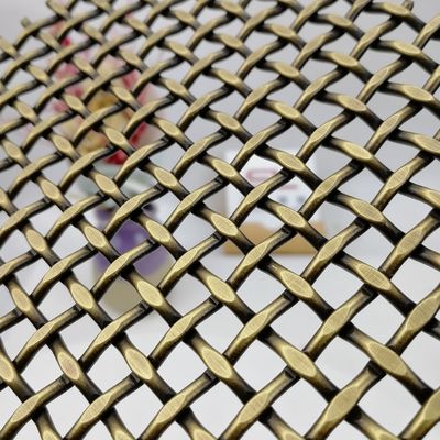 Усовершенствовать интерьеры 18мм Внутренний питч роскошный латунь декоративные решетки сертифицированные SGS
