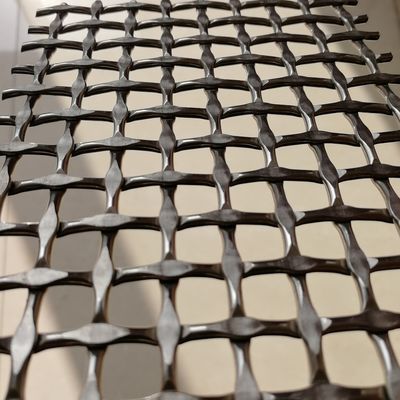 Сертификат ISO9001 Diamond Woven Mesh 42,2% Открытая площадь для тяжелой промышленности