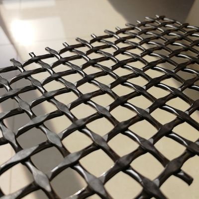 Сертификат ISO9001 Diamond Woven Mesh 42,2% Открытая площадь для тяжелой промышленности