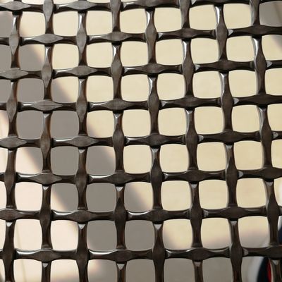 Сертификат ISO9001 Diamond Woven Mesh 42,2% Открытая площадь для тяжелой промышленности