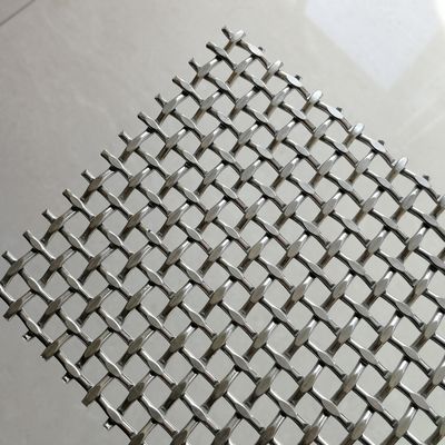 Сертификат ISO9001 Diamond Woven Mesh 42,2% Открытая площадь для тяжелой промышленности