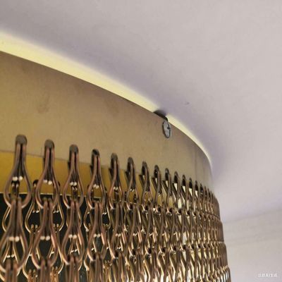 Алюминиевый цепной занавес с индивидуальным размером и прочными рельсами и другими фитингами