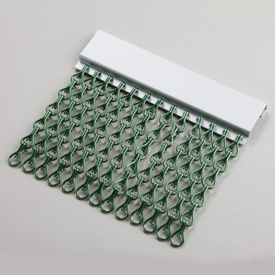 Прочная и долговечная алюминиевая цепная москитная сетка, идеально подходящая для пищевых производств