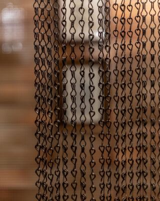 Алюминиевая цепочная москитная сетка с 60% открытой площадью и диаметром проволоки 1,2 мм для многоразовой защиты от насекомых