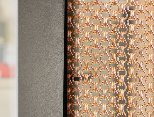 Алюминиевая цепочная москитная сетка с 60% открытой площадью и диаметром проволоки 1,2 мм для многоразовой защиты от насекомых