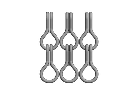 12x24 мм цепной размер Алюминиевый цепной муховой экран с 60% открытой площадью и 1,2 мм диаметром провода для эффективного контроля мухи