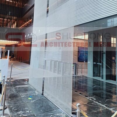 Настраиваемый размер отверстия устойчивый к коррозии Ручно изготовленная архитектурная сетка из нержавеющей стали для фасадов и интерьеров