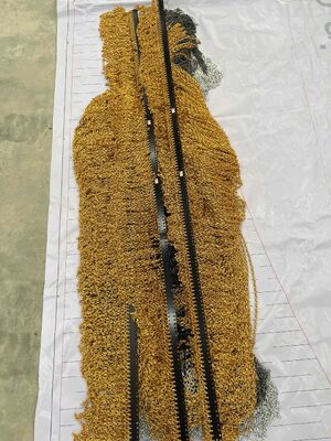 Прочный алюминиевый цепной муховой экран идеально подходит для промышленности, обеспечивая эффективную защиту от насекомых и долговечную производительность