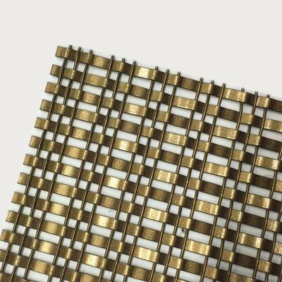 Customized Architectural Metal Mesh Round Width Customized for Modern Building Facades Interior Design and Exterior Applications