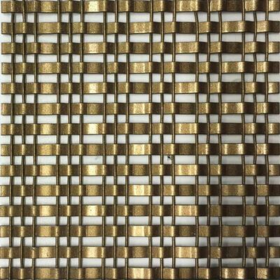 Customized Architectural Metal Mesh Round Width Customized for Modern Building Facades Interior Design and Exterior Applications