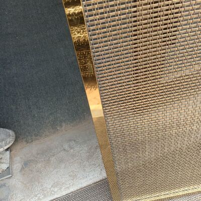 Customized Architectural Metal Mesh Round Width Customized for Modern Building Facades Interior Design and Exterior Applications