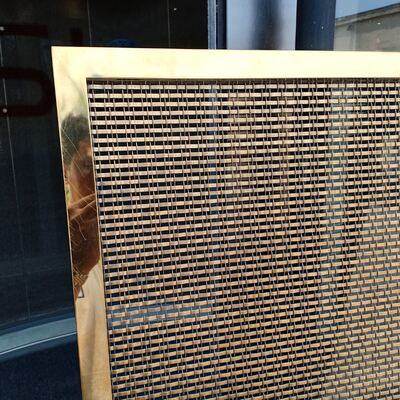Customized Architectural Metal Mesh Round Width Customized for Modern Building Facades Interior Design and Exterior Applications