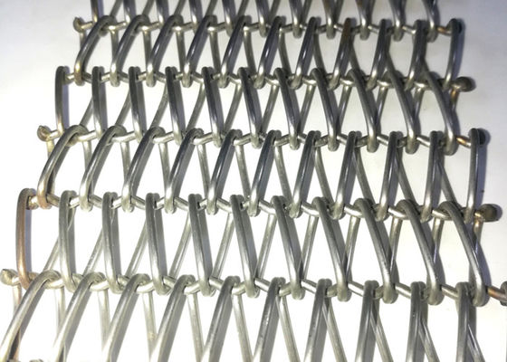 Гофрированная спиральная архитектурноакустическая сплетенная ткань 3mm ячеистой сети толстое