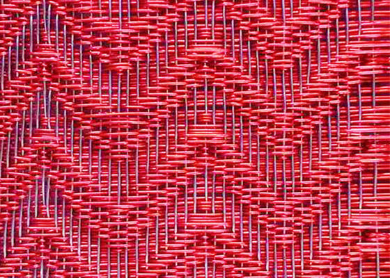 Античная латунная стеклянная прокатанная ширина ткани 1.3m ячеистой сети роскошная сплетенная медная