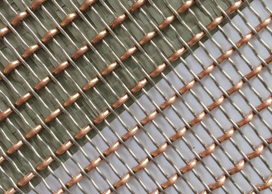 гриль сетки рассекателя комнаты 2.5mm ячеистой сети 36m декоративный сплетенный Chrome