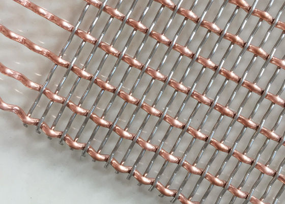 гриль сетки рассекателя комнаты 2.5mm ячеистой сети 36m декоративный сплетенный Chrome