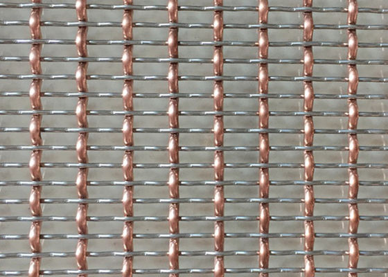 гриль сетки рассекателя комнаты 2.5mm ячеистой сети 36m декоративный сплетенный Chrome
