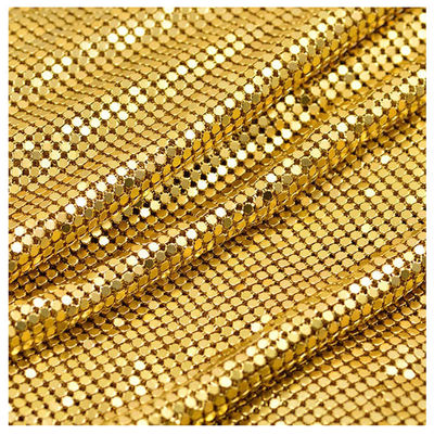Dia золотого занавеса прочный 5mm ткани Sequin легирующего металла металлического