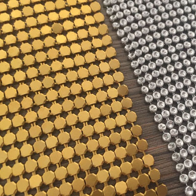 Ткань сетки металла Oilproof Sequins плакирования SGS алюминиевая металлическая для одежды