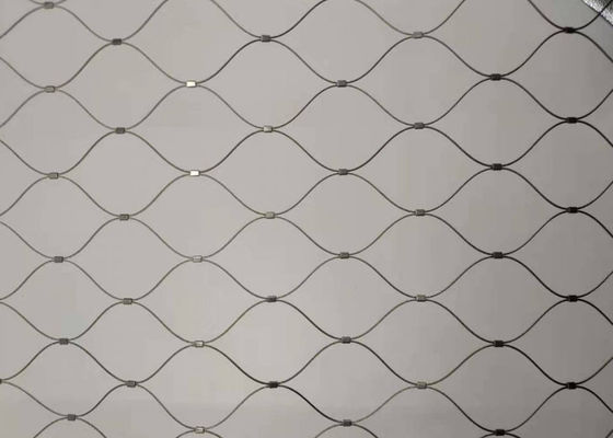 рука 7x7 Antifire - сплетенная веревочка стали сетки ограждает 60x60mm для перил лестницы