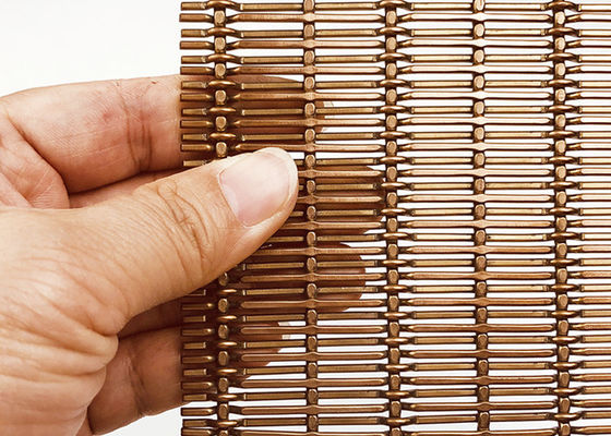 ячеистая сеть Pvd нержавеющей стали 4mm декоративная сплетенная для плакирования стены экрана