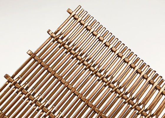 ячеистая сеть Pvd нержавеющей стали 4mm декоративная сплетенная для плакирования стены экрана