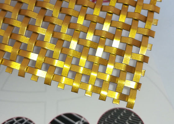 Ячеистая сеть нержавеющей стали 2.5mm декоративная сплетенная обшивает панелями для шкафа