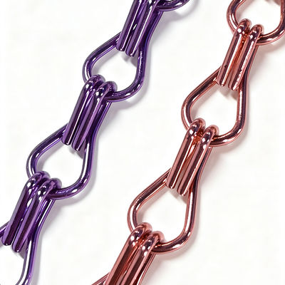 Цвет декоративных фасадов здания экрана занавеса сетки кольца Chainmail естественный